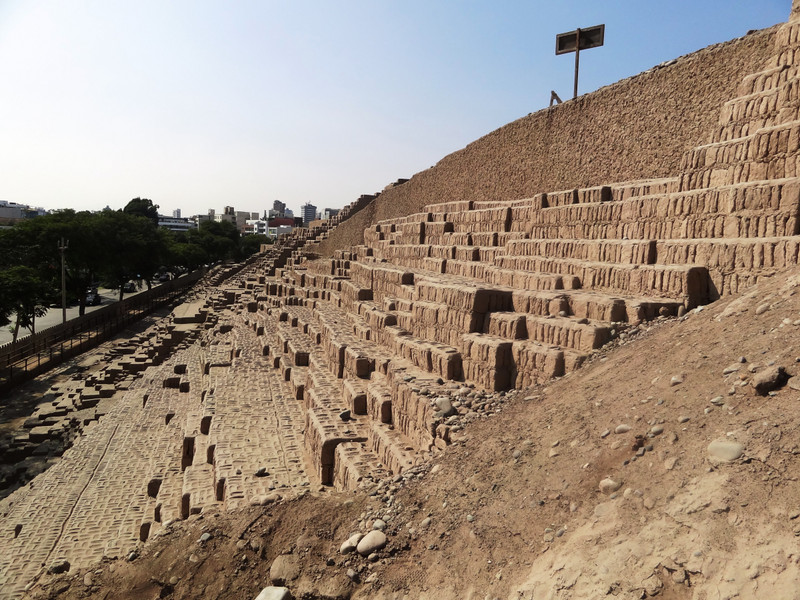 From one side of Huaca Pucclana