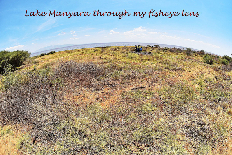 Lake Manyara at a distance through my fish eye lens