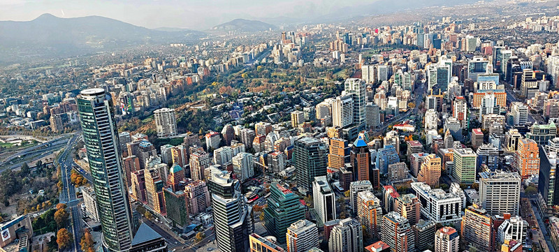 Santiago from Cpstanera viewing galary