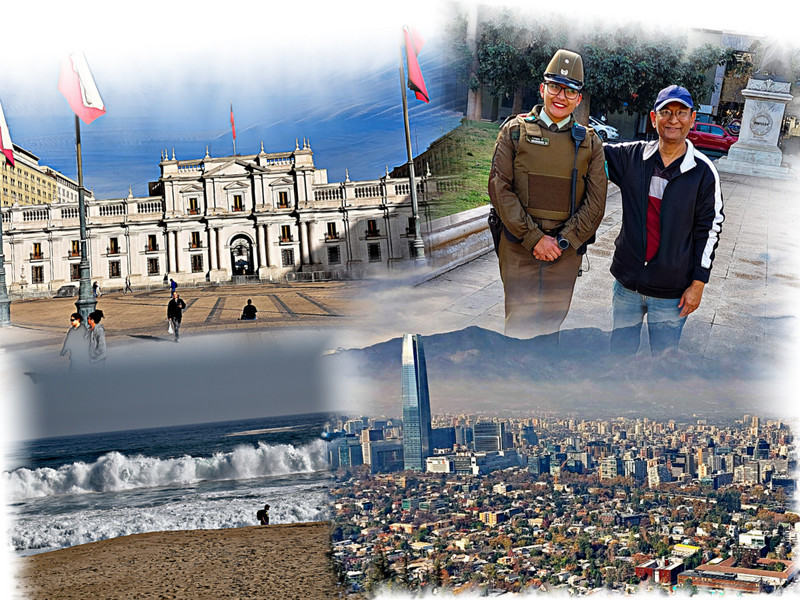 My footsteps in Chile! Arriving Santiago