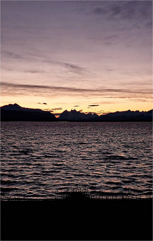 Sunset from Puerto Natales