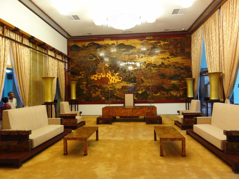 Inside the Presidential palace