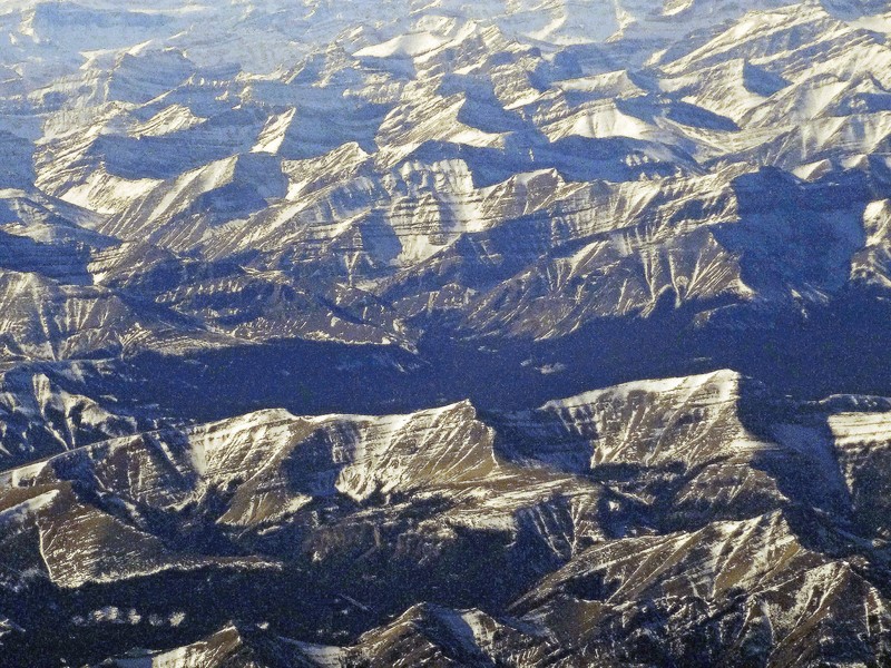 Rockies from the plane