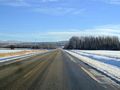 A road to eternity, Alaska Highway on a clear day