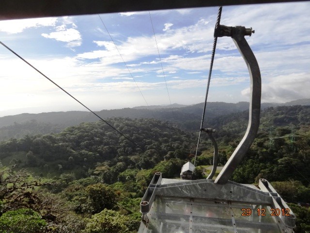 View from the sky tram