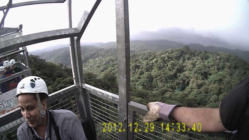 skytram and the Monteverde landscape 