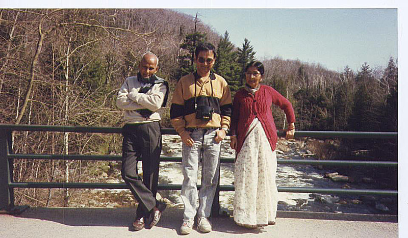 My parents in New England with me