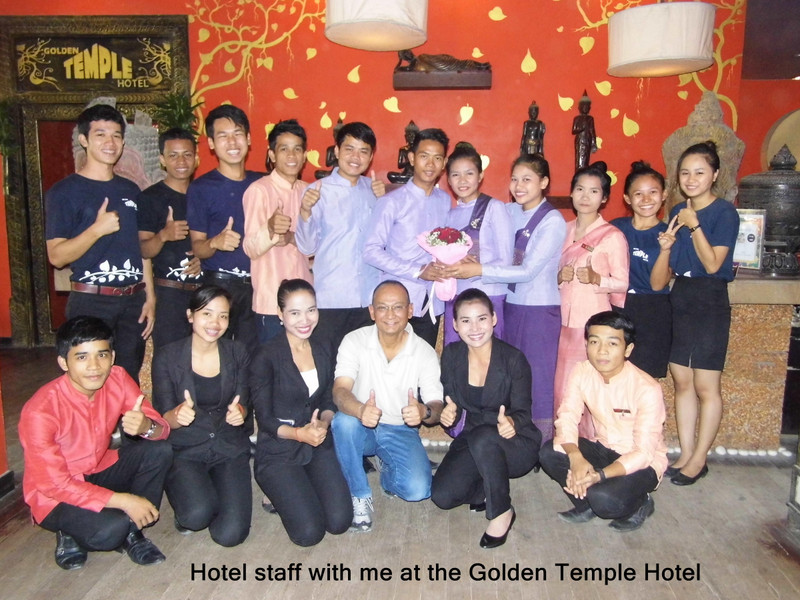 Staff at the Golden Temple Hotel