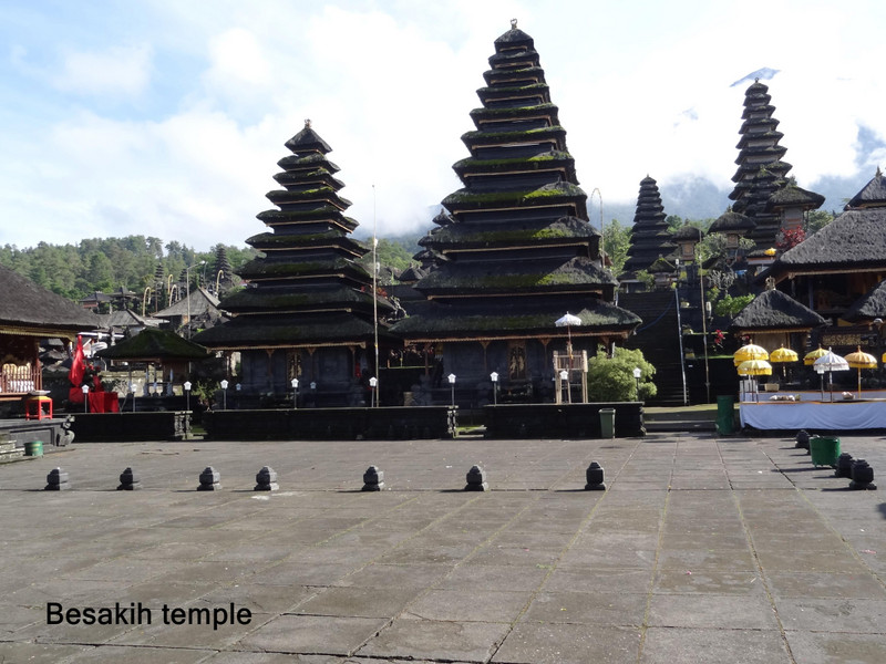 Inside the Besakih temple