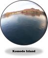A fish-eye view of Komodo Island