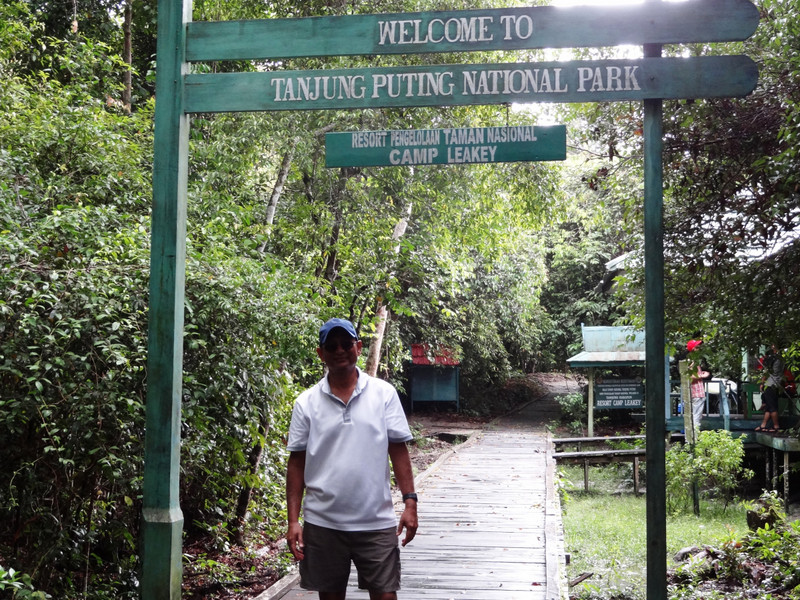 Entrance of the Tanjung Puting National Park