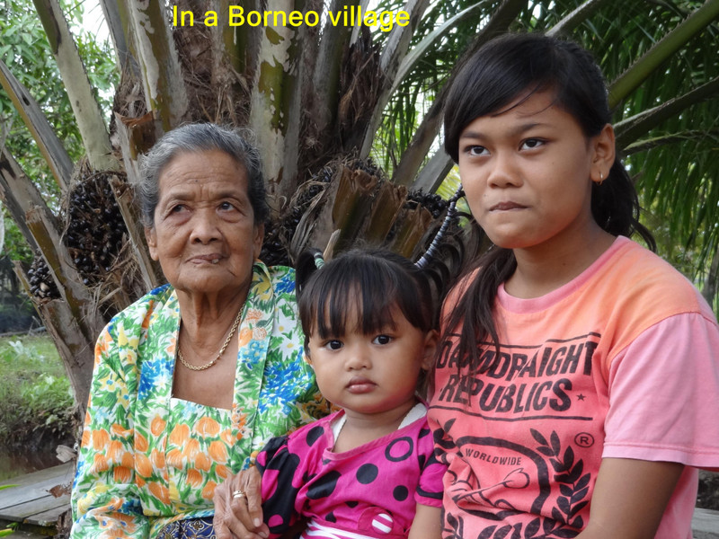 Three generations in Sekonyer village