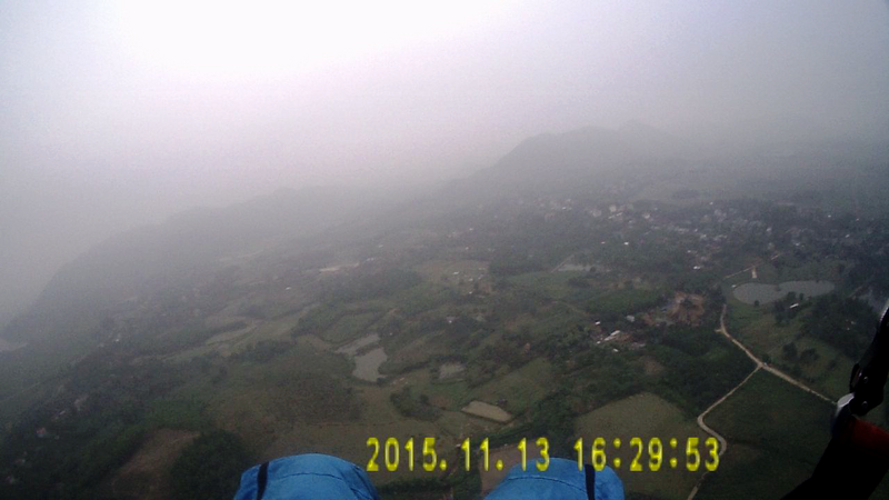 Made the jump in a foggy afternoon!