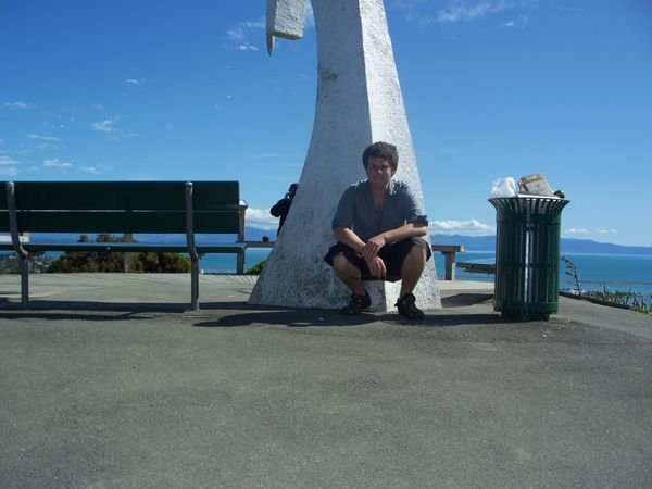 Me at the central most point of NZ in Nelson 