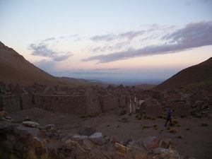 ruins in the andes 