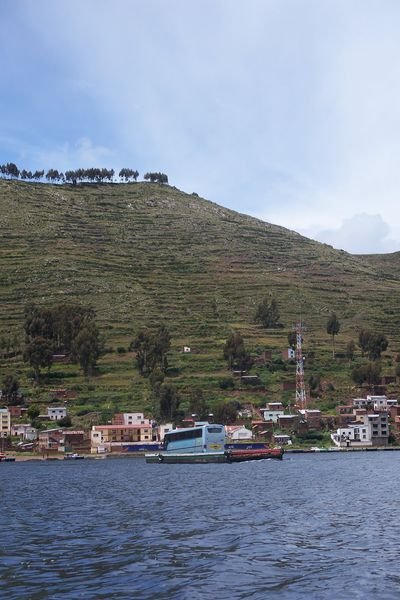 bussing it ,lake titicaca 