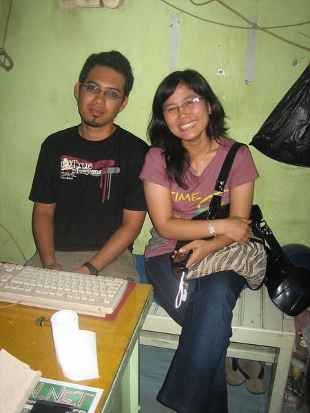 Ari from the Internet Cafe with Ika