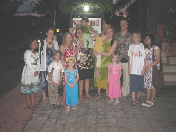 All of Us in Front of Ubud Terrace