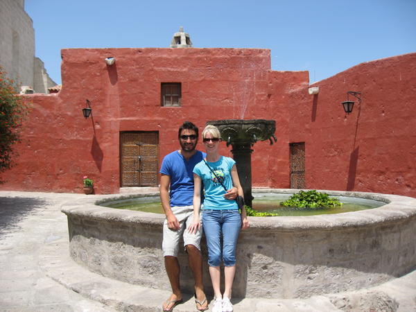 Us inside the lovely nun's convent