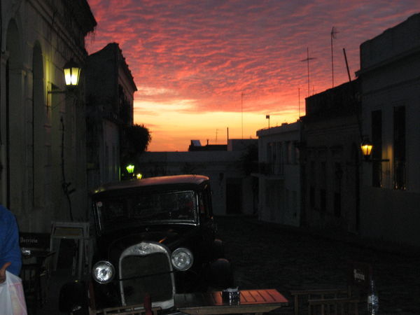 Sunset in Colonia, Uruguay
