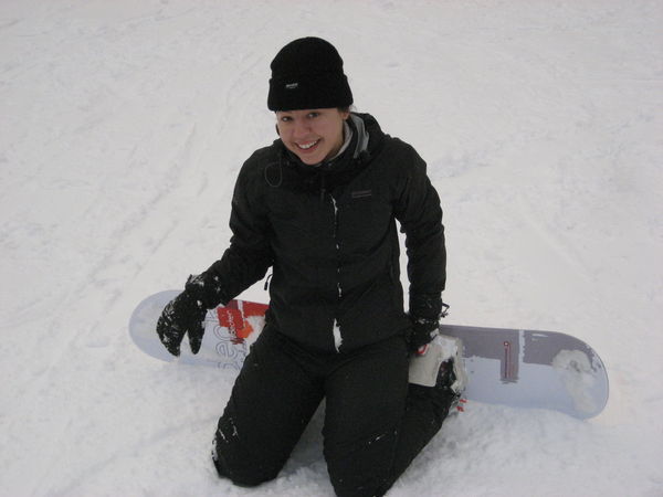 Snowboarding in Ushuaia