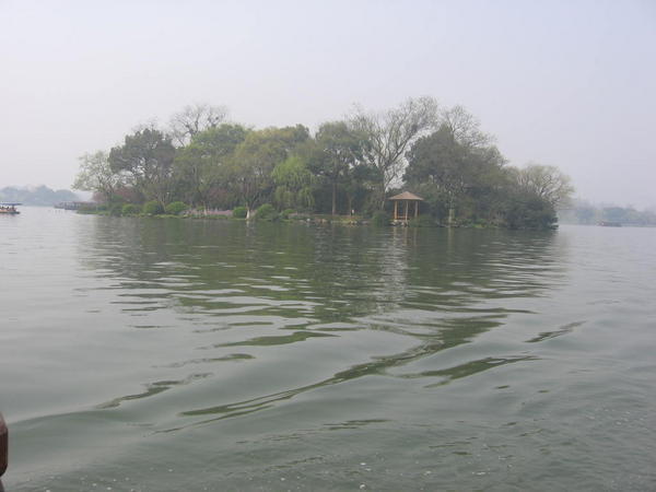 A view of the small island.