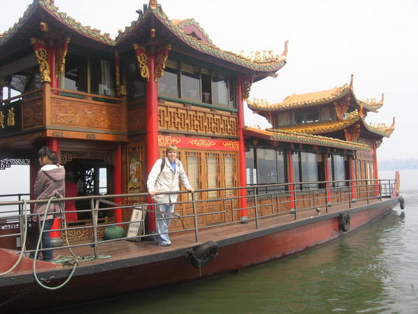 boat ride to Xiao Ying Zhou "Island of Small Seas"