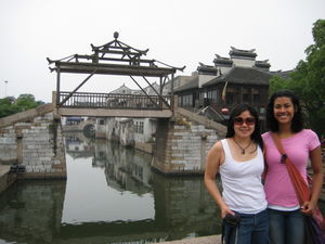 The Entrance of Tongli with our friend Karissa
