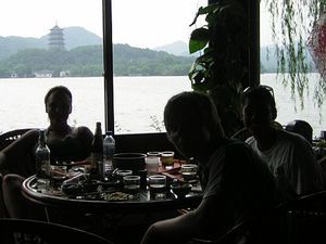 Tea house in Hangzhou