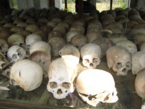 monument to all who died at the killing fields