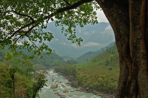 river we'd follow for the next two weeks