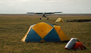 Airstrip camping