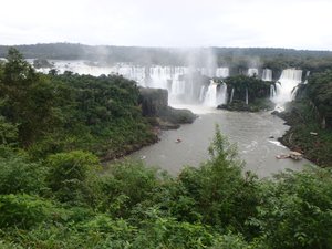 The falls from the Brazil side