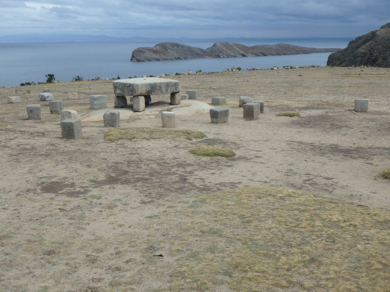 The Inca Table, close to Challapampa, Isla del Sol
