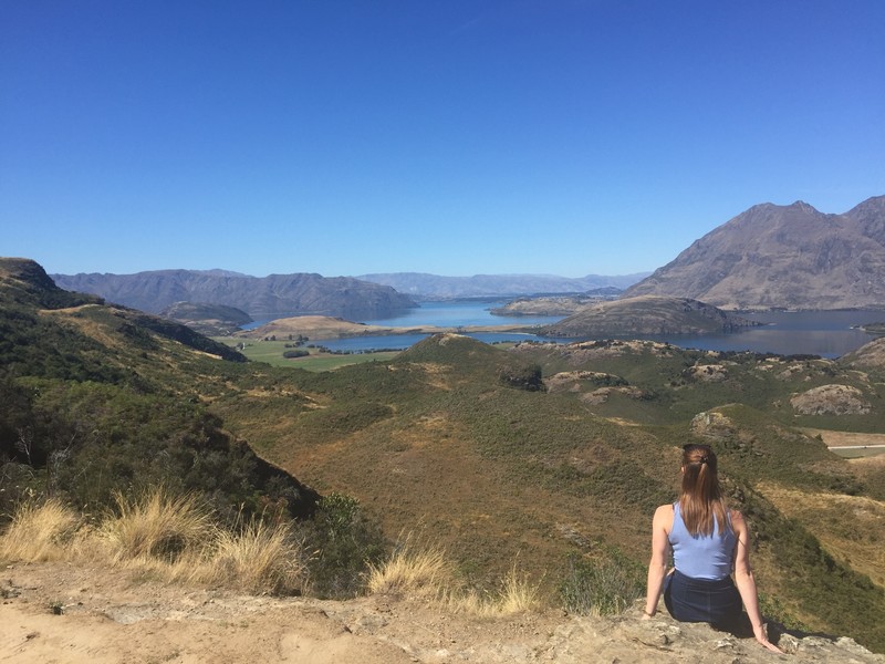 Views of Lake Wanaka, Glendhu Bay and surroundings 