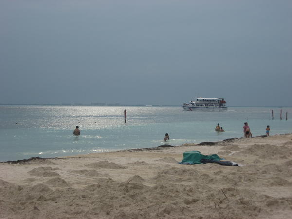 Beautiful Caribbean beach of Isla Mujeres