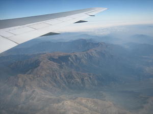 Landing in Santiago, Chile