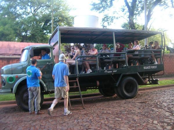 Loading for the trip into the jungle