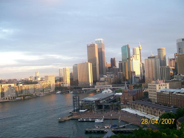 View from harbour bridge