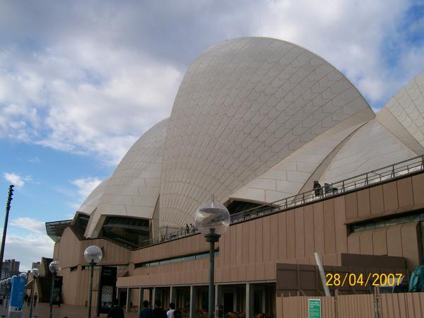 Close up of the Opera House