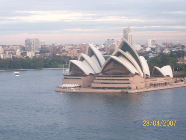 The Opera House from the bridge