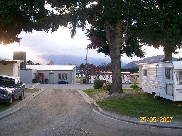 Our campsite in Wanaka