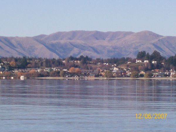 Wanaka from across the Lake