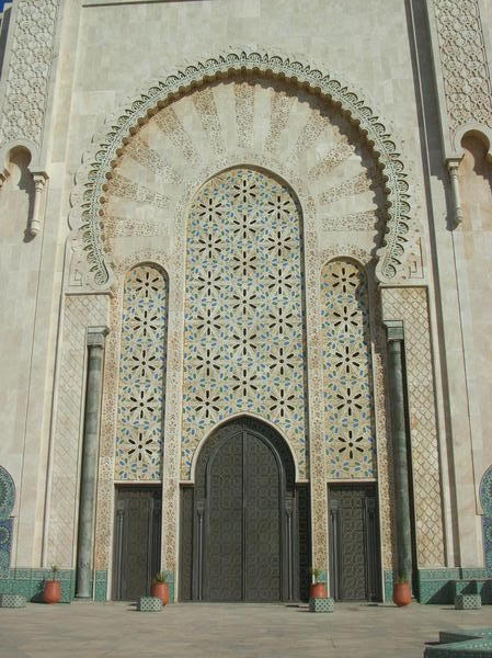 A door of Hassan II Mosque