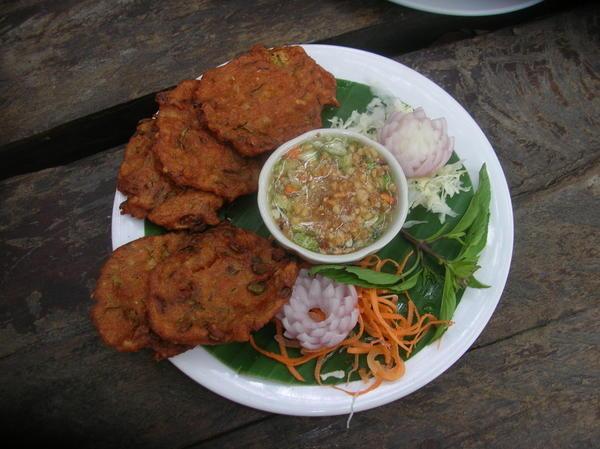 Fish Cakes with the awesome Cucumber sauce