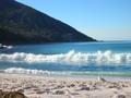 The beach at Wineglass Bay