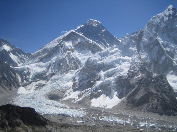 Everest, the Icefall and Base Camp from Kala Pattar