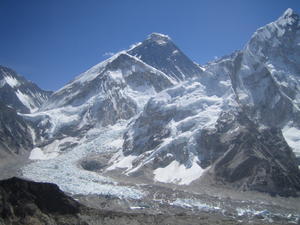Everest, the Icefall and Base Camp from Kala Pattar