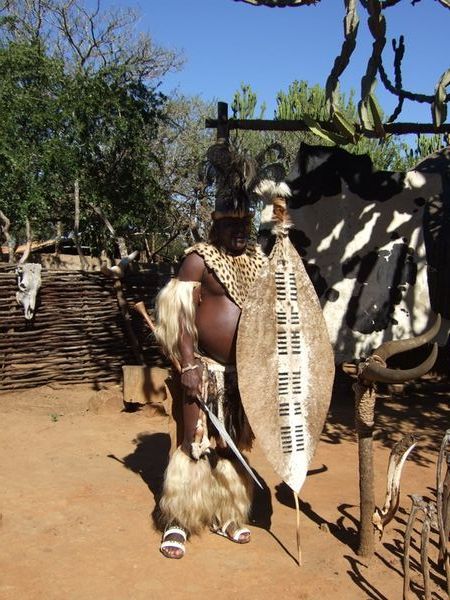 Zulu Warrior in Shakaland