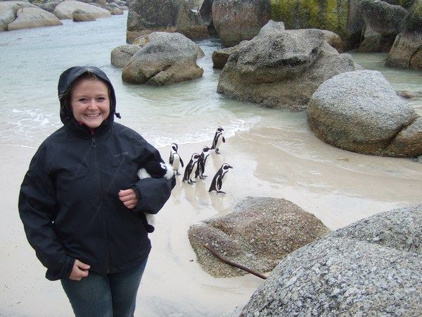 Rach with her penguins